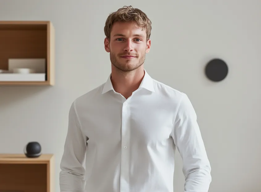 Martin Dorwart standing in an office